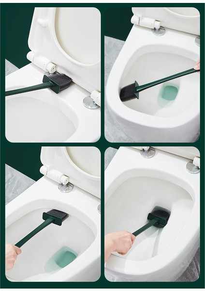 Tuvalet Fırçası Ölü Açı Olmadan Temizlik Ev Uzun Saplı Fırça Banyo Aksesuarları Tuvalet Yeşil (Yurt Dışından) indirimleri