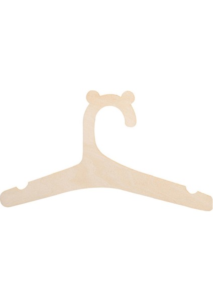 Xin Yue Zhang 20 Adet Bebek Ahşap Elbise Askısı Bebek Askısı Raf Çocuk Çocuk Mont Askısı Bebek Giyim Organizatör (Yurt Dışından)