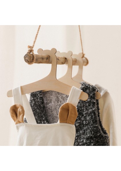 Xin Yue Zhang 20 Adet Bebek Ahşap Elbise Askısı Bebek Askısı Raf Çocuk Çocuk Mont Askısı Bebek Giyim Organizatör (Yurt Dışından) fiyatları