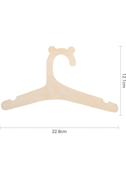 Xin Yue Zhang 20 Adet Bebek Ahşap Elbise Askısı Bebek Askısı Raf Çocuk Çocuk Mont Askısı Bebek Giyim Organizatör (Yurt Dışından) modelleri