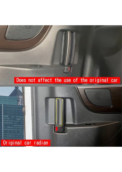 Araba Karbon Fiber Orta Kapı Düğmesi Çerçeve Trim Etiket Iç Aksesuarları Alphard/vellfire 40 Serisi 2023+ (Yurt Dışından) fırsatları