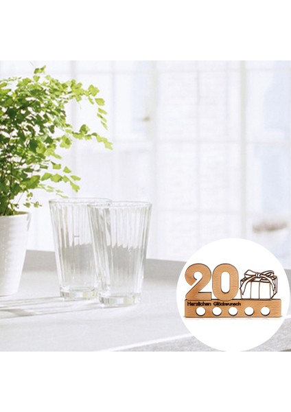 Xin Yue Zhang 40. Doğum Günü Para Hediyesi Ahşap (Yurt Dışından)