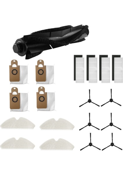 Xin Yue Zhang M7 Pro M7 Max Toz Torbası Filtreleri Yan Fırçalar Rulo Fırçalar Paspas Giysileri Robotik Vakum Aksesuarları (Yurt Dışından)