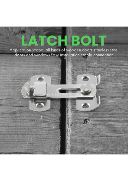 Ξ Ny Ue Zhang 20X50X70MM Paslanmaz Çelik Kapı Kapı Cıvatası Mandalı Slayt Kilit Donanımı (Yurt Dışından) fiyatları