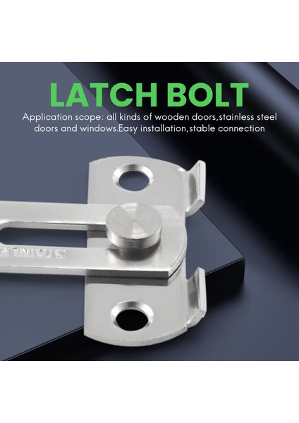 Ξ Ny Ue Zhang 20X50X70MM Paslanmaz Çelik Kapı Kapı Cıvatası Mandalı Slayt Kilit Donanımı (Yurt Dışından) indirimleri