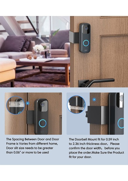 Xin Yue Zhang Hırsızlığa Karşı Görüntülü Kapı Zili Kapı Montajı, Daire Kiralayanlar Ev Için Video Kamera Kapı Zili Montajı, Kapı Zili Kamerası Için Fit (Yurt Dışından) fırsatları
