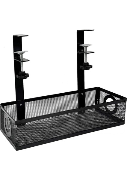 Xin Yue Zhang Masa Altı Kutu Tepsisi Masa Altı Tel Yönetim Kutusu Kelepçesi Masa Altında Kablo Yönetimi Organizatör (Yurt Dışından)