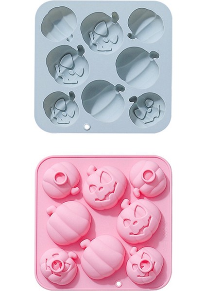 Xin Yue Zhang Cadılar Bayramı 3 Boyutlu Balkabağı Kek Kalıbı Pişirme Fondan Epoksi Silikon Kalıp Cadılar Bayramı Partisi Sahne (Yurt Dışından)