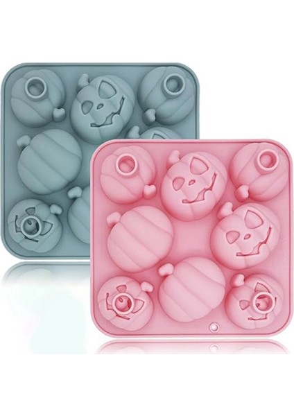 Xin Yue Zhang Cadılar Bayramı 3 Boyutlu Balkabağı Kek Kalıbı Pişirme Fondan Epoksi Silikon Kalıp Cadılar Bayramı Partisi Sahne (Yurt Dışından) fırsatları