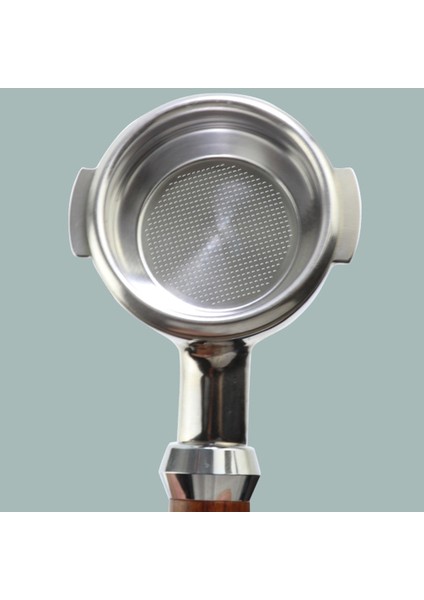 E61 Kahve Makinesi Masif Ahşap Dipsiz Saplı Portafilter 58MM Evrensel Olarak Uygulanabilir Grouphead Maun Çift Borulu (Yurt Dışından) fırsatları