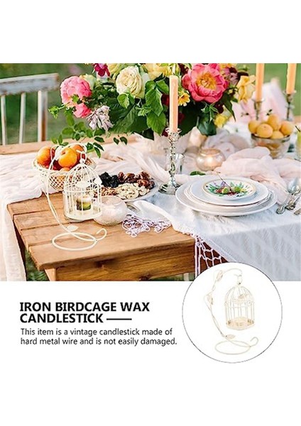 Metal Mumluk Oymak Kuş Kafesi Vintage Asılı Şamdan Fener Ev Düğün Centerpiece Dekorasyon A (Yurt Dışından) fiyatları