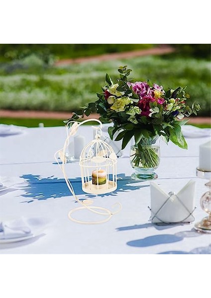 Metal Mumluk Oymak Kuş Kafesi Vintage Asılı Şamdan Fener Ev Düğün Centerpiece Dekorasyon A (Yurt Dışından) indirimleri