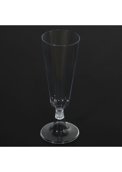 Xin Yue Zhang 60 Adet 150ML Tek Kullanımlık Sert Plastik Şampanya Kadehi Kırmızı Şarap Bardağı Kadeh Şarap Bardağı Parti Festivali Etkinlik Malzemeleri (Yurt Dışından)