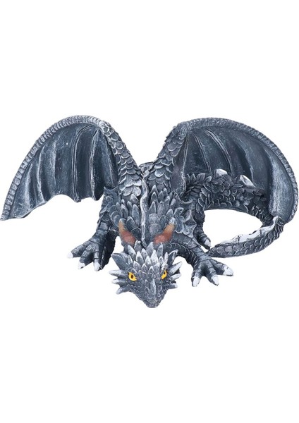 Xin Yue Zhang Bahçe Büyük Çömelme Ejderha Heykeli Heykeli Bahçe Ejderha Heykeli Cadılar Bayramı Açık Gotik Dekor (Yurt Dışından)