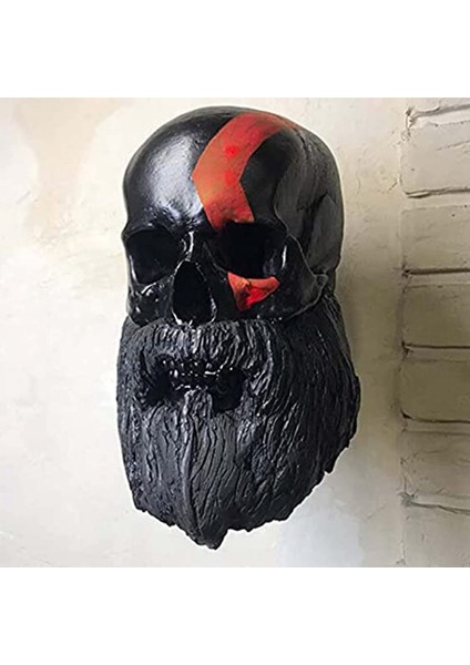 Xin Yue Zhang Kafatası Kafa Kask Tutucu Motosiklet Sakal Kask Tutucu Için Temel Motosiklet Kask Duvar Dekor Için El Sanatları Standı (Yurt Dışından) fırsatları