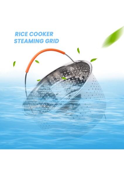 Xin Yue Zhang Küçük Boy Paslanmaz Çelik Buharda Pişirme Sepeti Haşlanmaya Dayanıklı Buharda Kafes Çok Fonksiyonlu Meyve Temizleme Sepeti (Yurt Dışından) modelleri