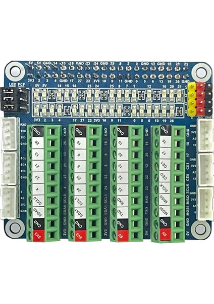 Xin Yue Zhang Pi Tüm Gpıo Test Kartı 3b/4b PCF8591 Sensör LED Genişletme Kartı Gpıo Io Bağlantı Noktası Test Kartı Adc/ (Yurt Dışından) modelleri