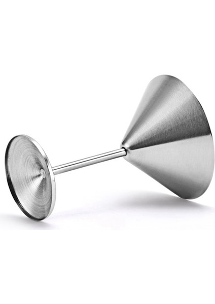 2 Adet Paslanmaz Çelik Martini Bardağı, 8 Oz Metal Kokteyl Bardağı, Kırılmaz, Dayanıklı, Ayna Cilalı Kaplama (Yurt Dışından)