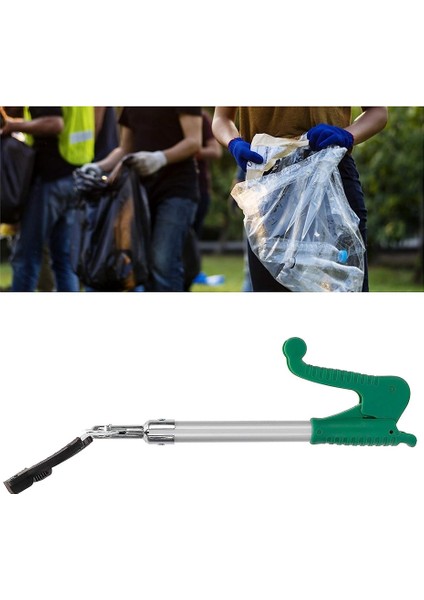 Xin Yue Zhang Çöp Maşası Pick Up Ulaşma Aracı Uzun Kol Çöp Toplama Sopa Alaşımlı Çöp Klip Seçici 40 cm (Yurt Dışından)