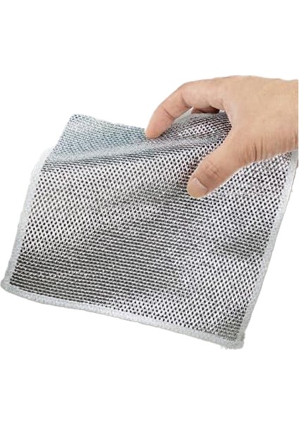 Çizilmez Bulaşık Bezi, Islak ve Kuru Kullanım, Bulaşıkları Fırçalar ve Temizler, Lavabolar, Tezgahlar, Sobalar, Kolay Durulama, Makinede Yıkanabilir 10 Adet (Yurt Dışından)