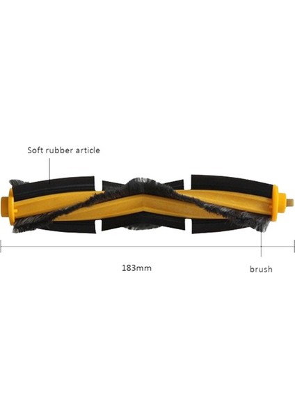 Xin Yue Zhang Deebot Ozmo 920 950 Robot Süpürgenin Değiştirilmesi Için Ana Fırça Rulo Fırça (Yurt Dışından)