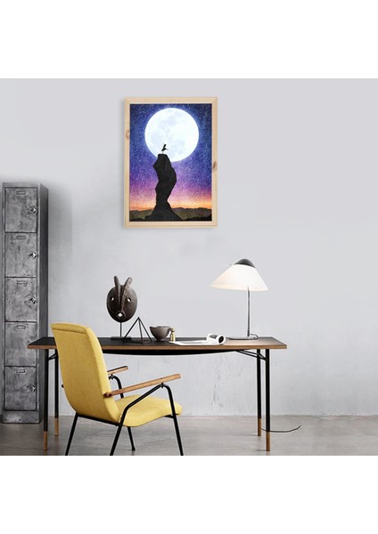 Xin Yue Zhang 40X50 cm Ahşap Çerçeve Dıy Resim Çerçeveleri Sanat Ev Dekor Için Uygun Boyama Dijital Resim Sergisi (Yurt Dışından)
