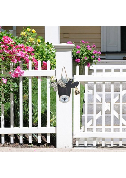 Inek Kafası Kapı Garland Karşılama Ön Kapı Askı Burcu Inek Baskı Kapı Burcu Çiftlik Evi Duvar Ev Tatil Dekorasyon (Yurt Dışından) fırsatları