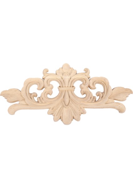 Xin Yue Zhang 2 Adet Vintage Ahşap Oyma Çıkartması Köşe Onlay Aplike Çerçeve Duvar Dolabı Kapı Dekor El Sanatları 22X10 cm (Yurt Dışından) modelleri