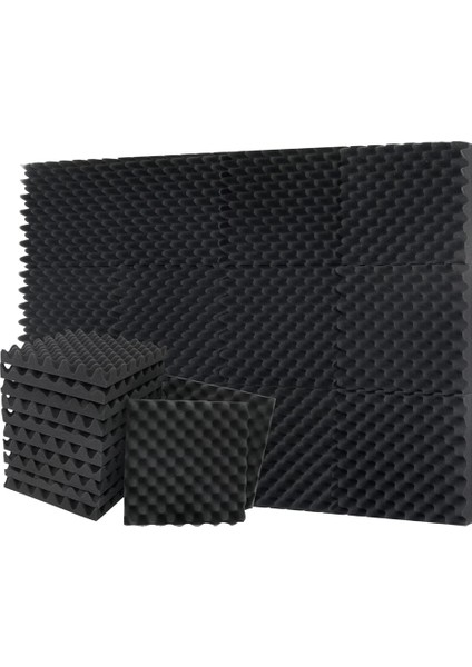 Xin Yue Zhang 12 Paket Kendinden Yapışkanlı Ses Geçirmez Köpük Paneller, Yüksek Yoğunluklu Ses Geçirmez Duvar Panelleri Yumurta Sandığı Ses Panelleri - 1.18X12X12IN (Yurt Dışından)