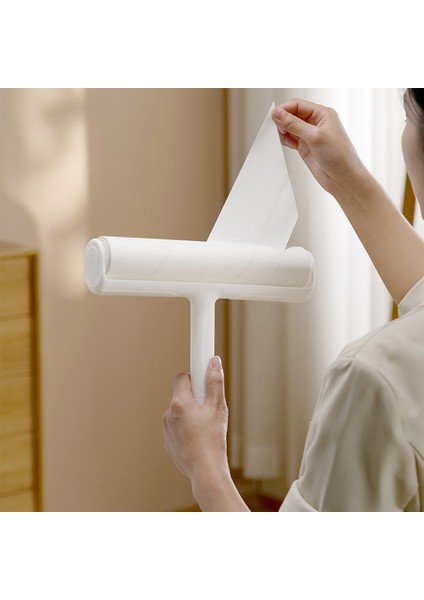 Xin Yue Zhang Beyaz Minimalist Tarzı Büyük Yırtılabilir Etiket Epilasyon Fırçası Lint Sökücü Giydirin 24.5 x 6.2 x 24 cm (Yurt Dışından) fırsatları