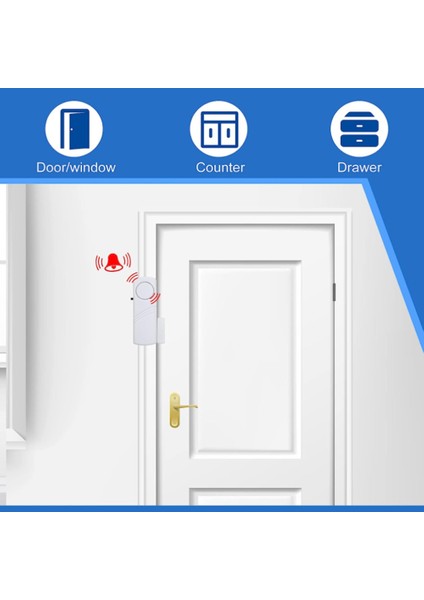 Xin Yue Zhang 24 Adet Kapı ve Pencere Alarmı Elektronik Alarm Pencere Alarm Sensörü Hırsızlığa Karşı Pencere Güvenlik Alarmı (Yurt Dışından) modelleri