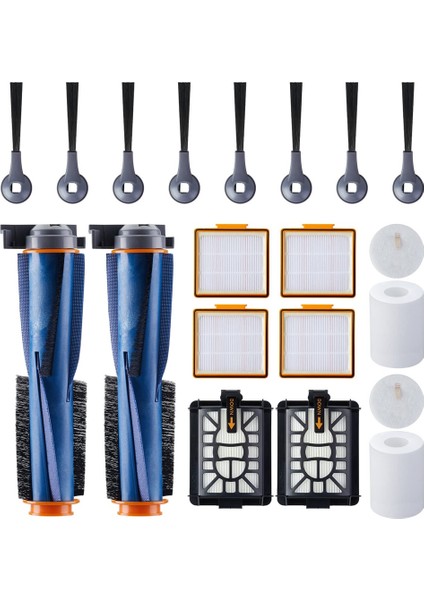 Xin Yue Zhang Yedek Ana Fırça Yan Fırça Hepa Filtre AV2501AE AV2502AE Elektrikli Süpürgeler Temizleyiciler Aksesuarları Için Uyumlu (Yurt Dışından)