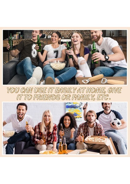 Xin Yue Zhang 20 Adet Paslanmaz Çelik Şişe Açacağı Barmen Ahşap Bira Açacağı Elma Şarabı Şarap Açacağı Şişe Açacağı Ahşap Saplı Dıy (Yurt Dışından) fırsatları