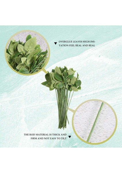 Ξ Ny Ue Zhang 50 Adet Yapay Gül Çiçek Kaynaklanıyor Diy El Yapımı Buket Çiçek Yaprak Damar Düğün Ev Dekorasyon (Yurt Dışından) modelleri