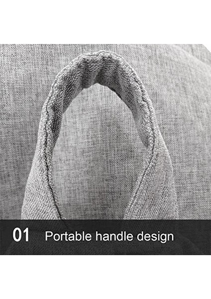 Xin Yue Zhang Tembel Kanepe Kılıfı Dolgusuz Keten Recliner Koltuk Puf Kanepe Kanepe Kılıfı Açık Gri (Yurt Dışından) indirimleri