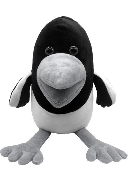 Steve ve Peluş Şekil Oyuncak Siyah Kuş Karga Dolması Hayvan Bebek Doğum Günü Hediyesi Için Ev Dekorasyon 11 Inç (Yurt Dışından)