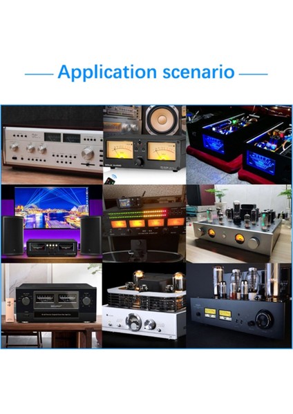 12-16 V Vu Metre Analog Panel Ses Seviyesi Ölçer Mavi Arka Işık Güç Amplifikatörü Için Sürücüye Gerek Yok Dijital Güç Ölçer (Yurt Dışından)