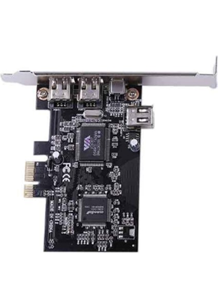 Pcıe 4 Bağlantı Noktası (3x 6pin+1x 4pin) Firewire 800 Ieee 1394 Adaptör Kartı Yüksek Hızlı 800MBPS Ücretsiz 6pin'den 4pin'e Kablo (Yurt Dışından)