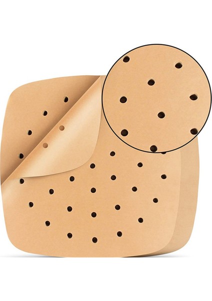 200 Yaprak Hava Fritöz Kağıdı Tek Kullanımlık Pişirme Kağıdı Astar Levha Yağ Emici Kağıt Ev Ped Kağıt Pişirme 20X20 cm (Yurt Dışından) fırsatları