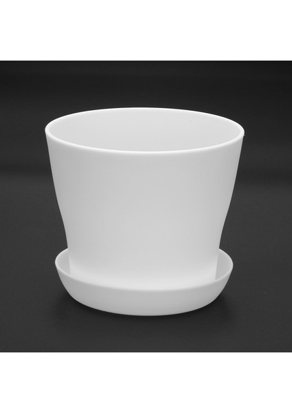Ξ Ny Ue Zhang Plastik Bitki Saksı Ekici Tabaklı Tepsi Yuvarlak Parlak Ev Bahçe Dekoru, Beyaz Üst -, 10CM / 3.94" (Yurt Dışından) fırsatları