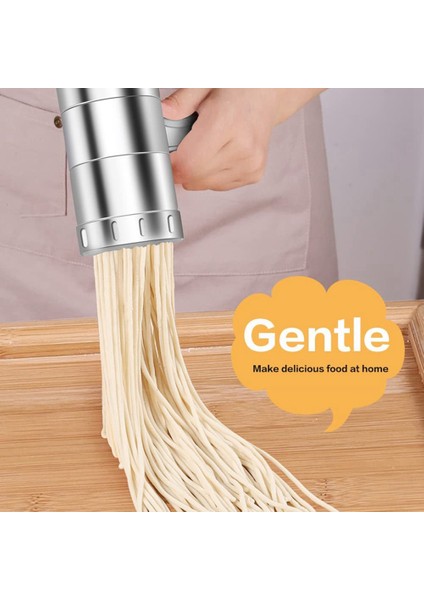 Xin Yue Zhang Erişte Yapma Makinesi, Paslanmaz Çelik Manuel Erişte Presi, Makine Makarna Makinesi, Erişte Kalıbı (Yurt Dışından)