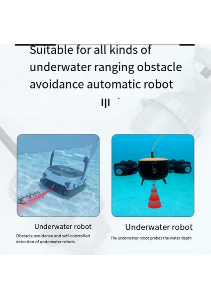 Xin Yue Zhang Yüzme Havuzu Robotu Için Ultrasonik Sualtı Değişen ve Engellerden Kaçınma Sensörü Su Geçirmez IP68 Algılama Sensörleri D (Yurt Dışından) modelleri