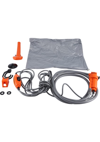 12V Araba Duşu Evrensel Araba Yıkama Makinesi Araba Duşu Temizleme Araçları Turuncu (Yurt Dışından)