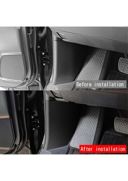 Alphard/vellfire 40 Serisi 2023+ Dinlenme Pedalı Yan Anti-Kick Pu Deri Iç Koruma Pedleri Için (Yurt Dışından) fırsatları