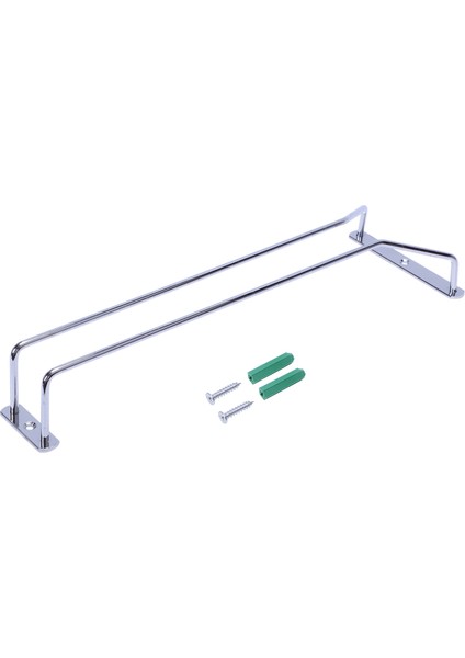 Xin Yue Zhang Cam Şarap Şampanya Bardağı Askıları Vidalı Raf Tutucu (Gümüş) (Yurt Dışından)