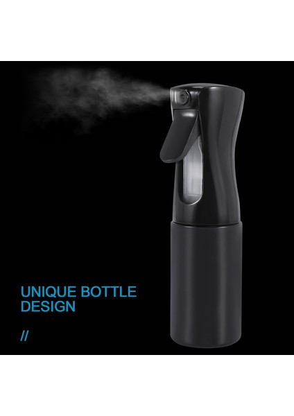 Xin Yue Zhang Saç Spreyi Şişesi, Sürekli Sprey Su Şişesi Sprey Şişesi Aerosol Sis Püskürtücü PÜSKÜRTÜCÜ-150 Ml, Siyah (Yurt Dışından) indirimleri