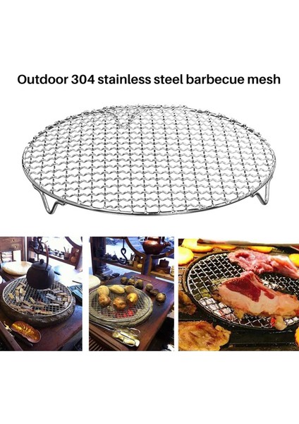 Xin Yue Zhang 304 Paslanmaz Çok Amaçlı Çelik Yuvarlak Izgara Ağı Ayak Barbekü Rafı Buharlı Pişirme Rafı Kamp Açık Barbekü Kafesleri (Yurt Dışından) fiyatları