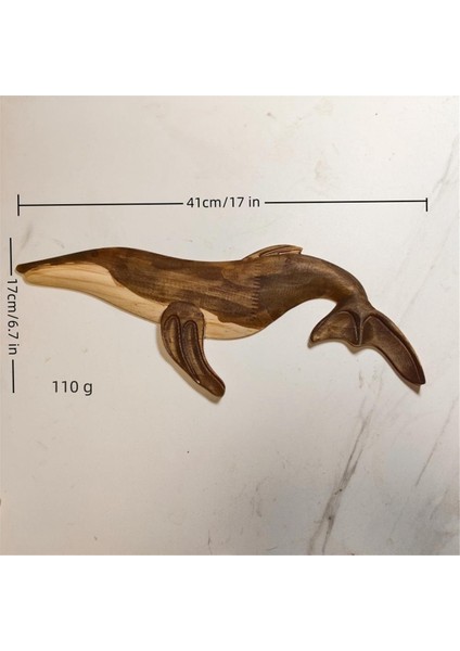 Ahşap Deniz Balığı Dekor Heykeli Balina Heykelcik Heykel Süs Rustik Dekorasyon Duvar Asılı Dekorasyon, B (Yurt Dışından) fırsatları