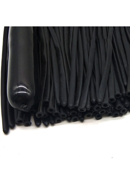 Xin Yue Zhang 200'LÜ Paket Siyah Bükülmüş Hayvan Balon Modelleme Cadılar Bayramı Düğün Doğum Günü Partisi Dekorasyon (Yurt Dışından) modelleri