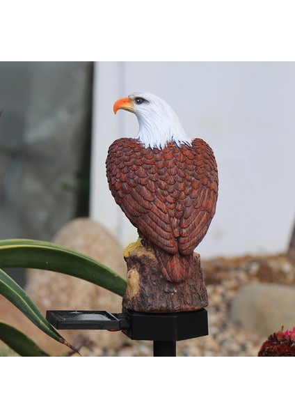 Xin Yue Zhang Solar Eagle LED Çim Işık Açık Bahçe Villa Dekorasyon Peyzaj Işık LED Kartal Topraklama Fişi Işık (Yurt Dışından) modelleri